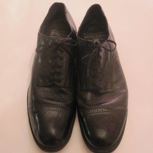 Stacy Adams Mens Black Leather Oxford Size 11D